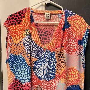 Colorful Blouse, XL size , Anne Klein Brand